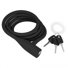 KNOG Party Coil Cable Key Lock Stainless Blade Style Lock Barrel 10mm x 1.35m - B00A210XGI